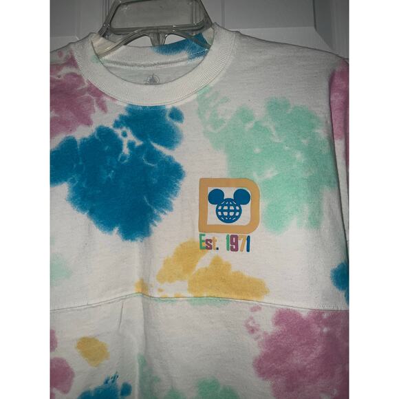 Walt Disney World Resort WDW Pastel Tie Dye Spirit Jersey T-Shirt Sz XS X-Small - Picture 3 of 9